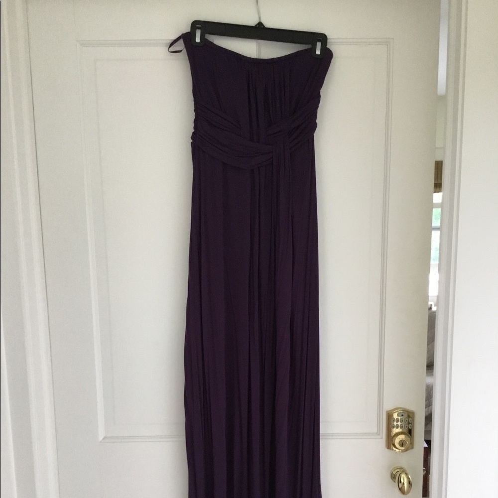 Cute strapless maxi dress